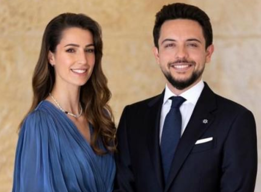 عاجل... ولي العهد والأميرة رجوة يرزقان بالأميرة إيمان بنت الحسين