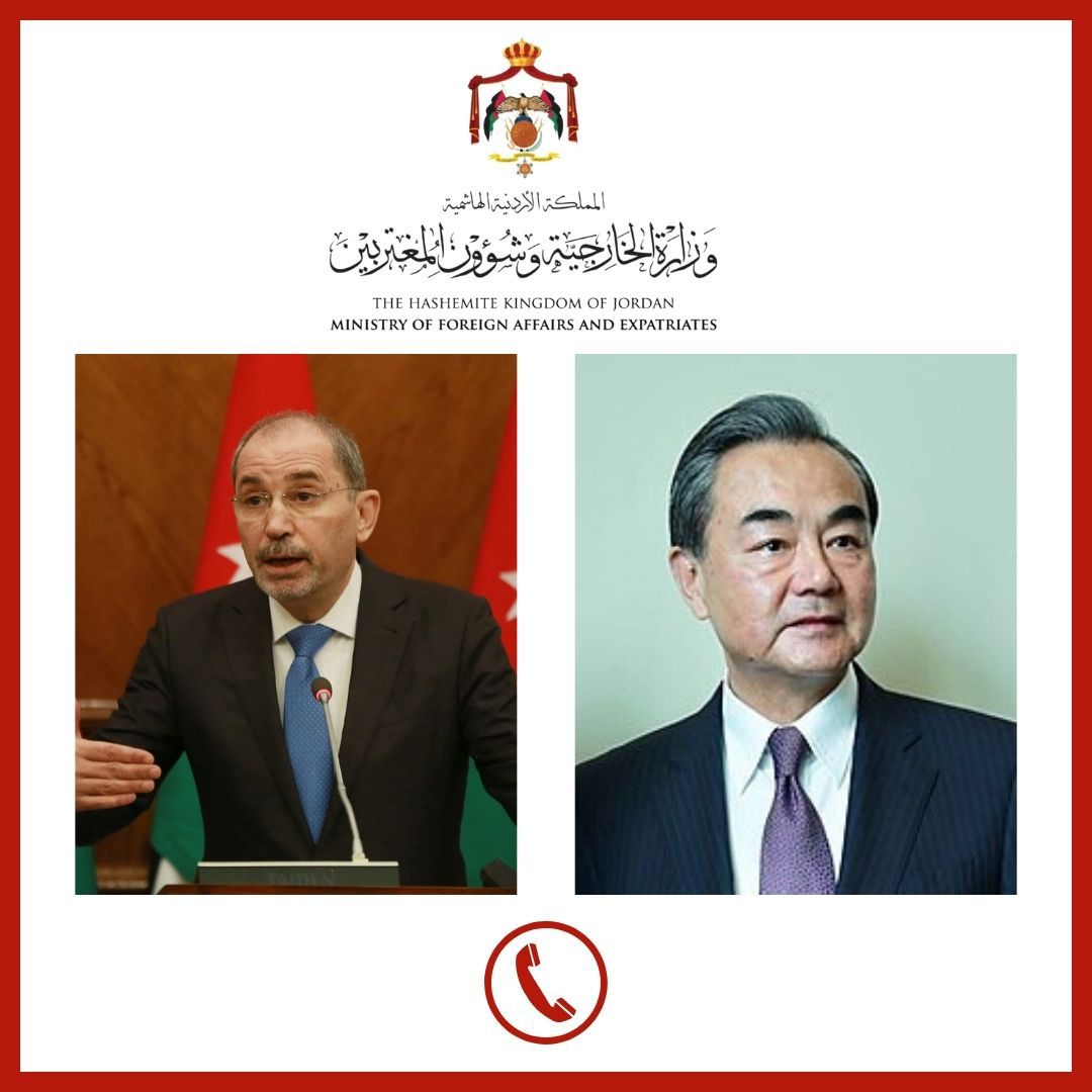 وزير الخارجية يجري اتصالا هاتفيا مع نظيره الصيني