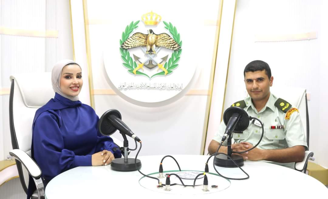 إذاعة الجيش العربي تستضيف الملازم ليث الراجبي في برنامج صحة ونصيحة