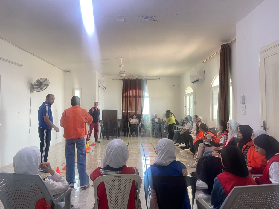 انطلاق معسكر النشاط الرياضي والبدني لمركز شباب وشابات الجزازة