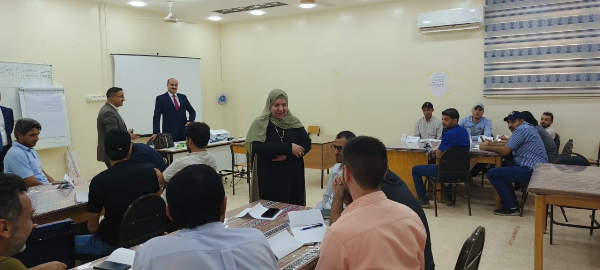 العيسى ترعى افتتاح دورة  اعداد معلم ومدقق للتعليم المهني والتقني