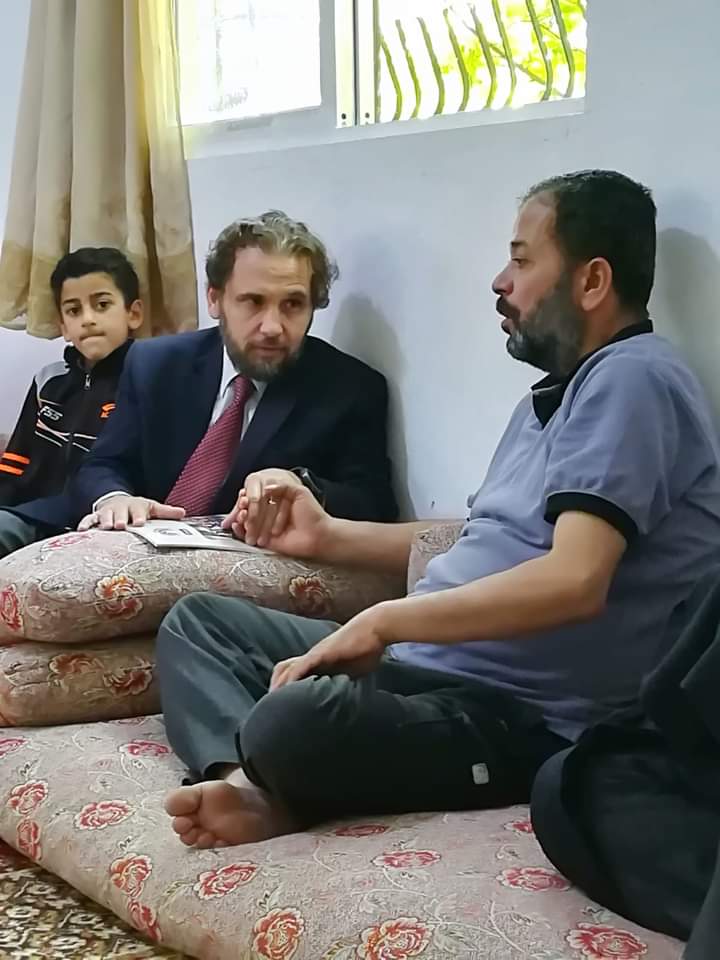 الأمير مرعد بن رعد يهنئ المصاب العسكري رائد أحمد الزعبي  بمناسبة نجاحه بالتوجيهي