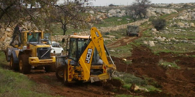 الاحتلال يستولي على 14 دونماً غرب سلفيت