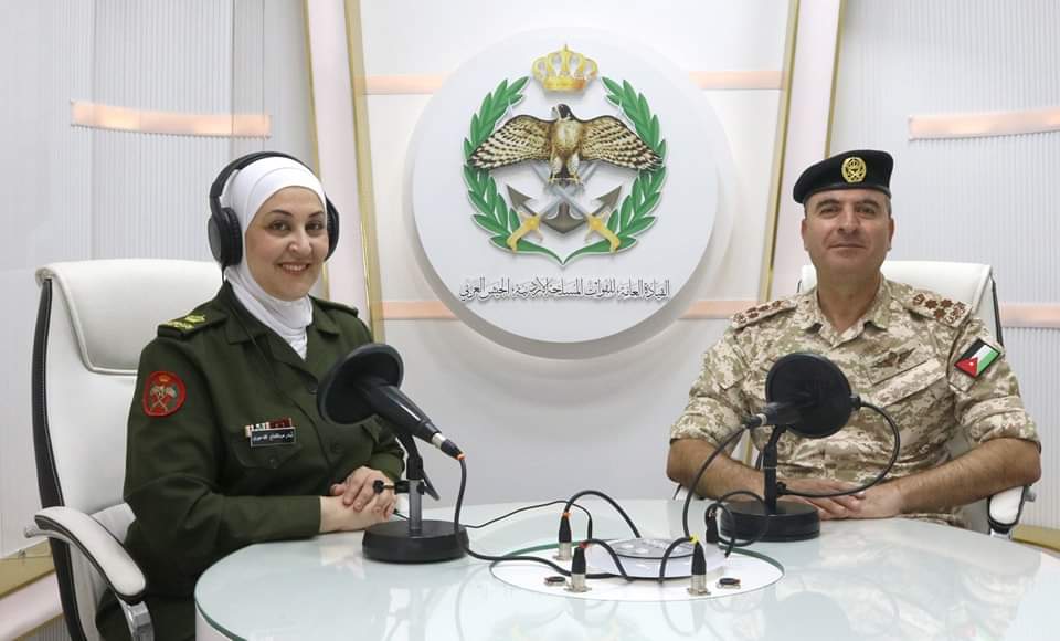 إذاعة الجيش العربي تستضيف العميد الركن محمد بدر محمود المقدادي