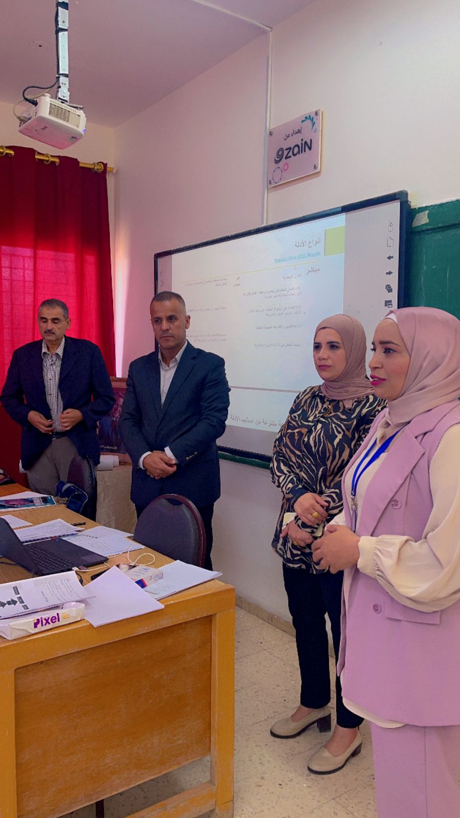 د.هديرس يتفقد دورة إعداد معلم ومدقق للتعليم المهني والتقني