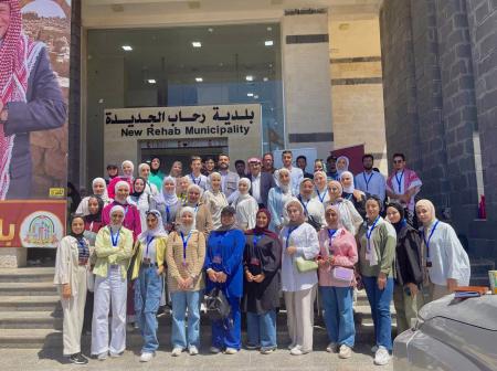 فريق ناس ومؤسسة ولي العهد  المفرق في بلدية رحاب