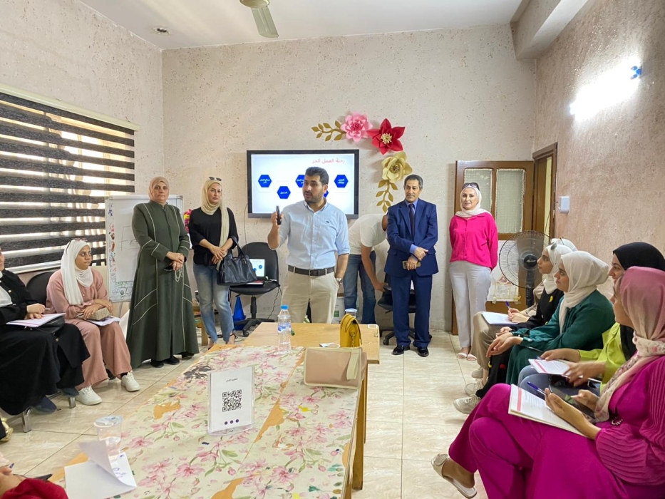 اختتام فعاليات معسكر العمل عن بعد في مديرية شباب جرش.