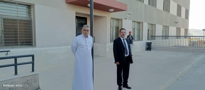 العبيدات يتفقد مدرسة أم بطمة الثانوية الشاملة للبنين