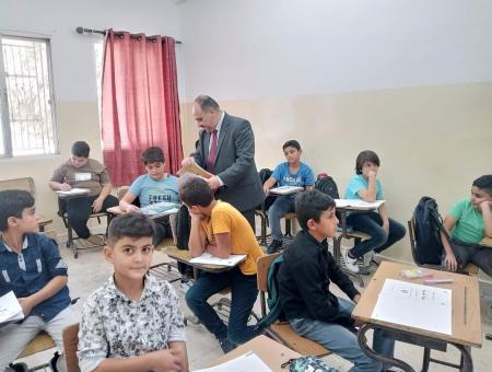الجراح يتفقد مدارس ناطفه وهام في قصبة إربد
