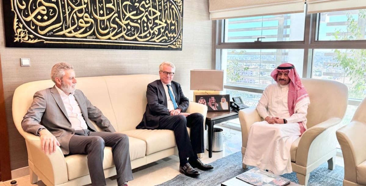 السفير السديري يبحث مع الأمم المتحدة تطورات القضية الفلسطينية وسبل دعم غزة