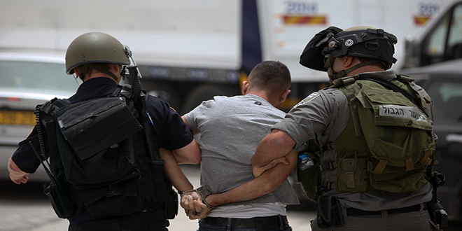 Occupation forces arrest 25 Palestinians in different areas#44; West Bank