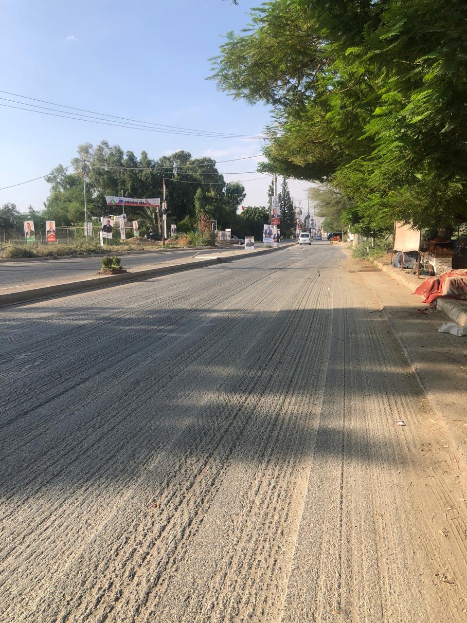 أبو السمن يتفقد مشروع صيانة طريق دير علا ووادي شعيب