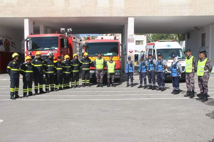 دورات تدريبية ميدانية لمديريات الدفاع المدني في مختلف المحافظات