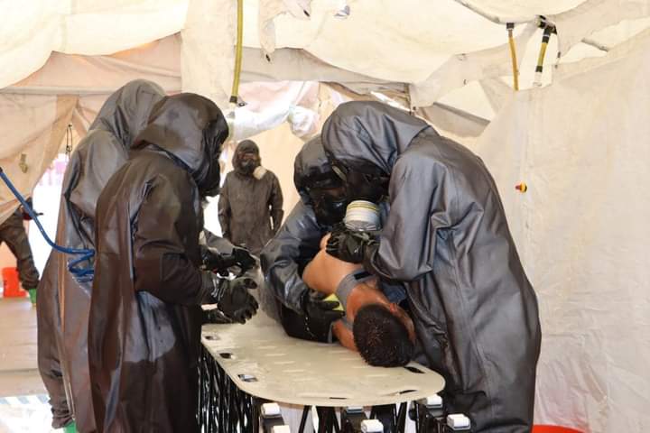 رئيس مجلس المفوضين يتابع التمرين الوهمي لشركة ميناء الحاويات في العقبة