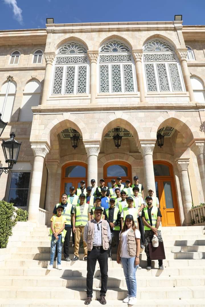 مشاركو جائزة الحسن للشباب يزورون قصر رغدان العامر ضمن فعاليات مخيم الذكور