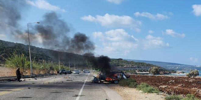 Two martyrs in Israeli raid in Naqoura#44; Lebanon