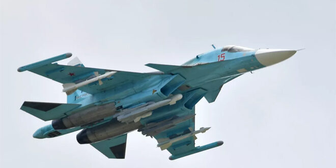 Russian fighter jet targets Ukrainian forces in Kursk region