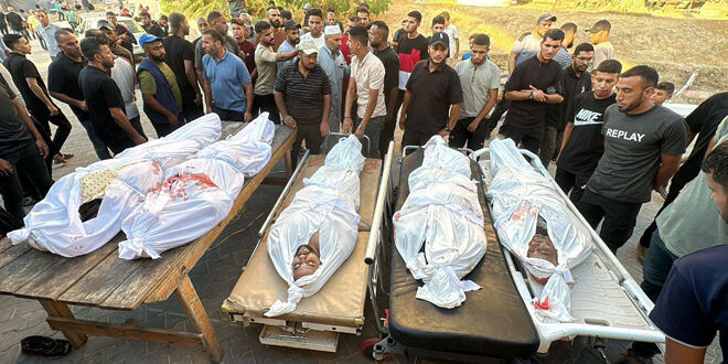 7 martyrs#44; wounded in occupation bombing of alBureij and alNuseirat camps