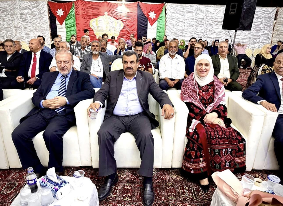 النائب هالة الجراح تستقبل الالاف من أهالي اربد وتوجه كلمة شكر وثناء