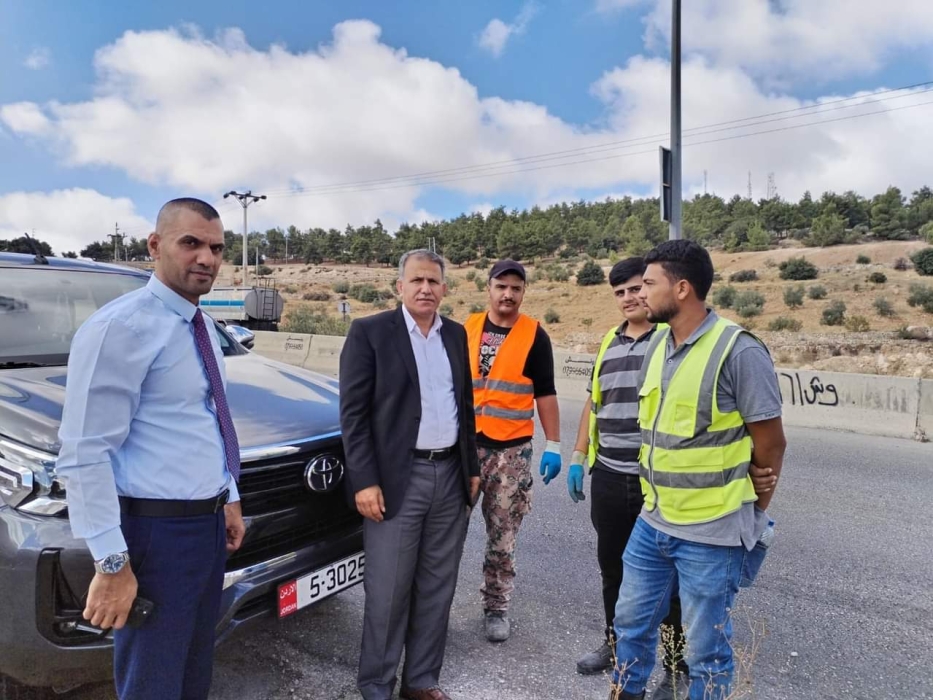 مجلس الخدمات المشتركة لمحافظة جرش ينفذ حملة نظافة شاملة