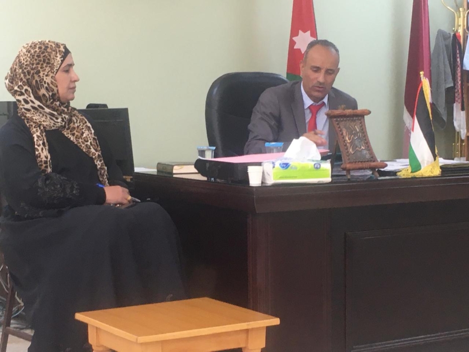 العقيل يلتقي رؤساء  الأقسام في المديرية .