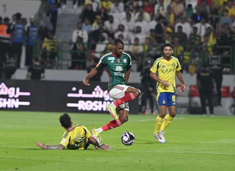 فوز النصر على الاتفاق في دوري روشن السعودي...صور