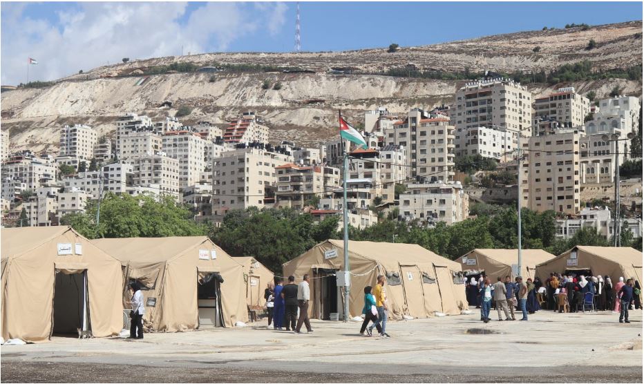 المستشفى الميداني الأردني نابلس  4 يباشر تقديم خدماته الطبية والعلاجية