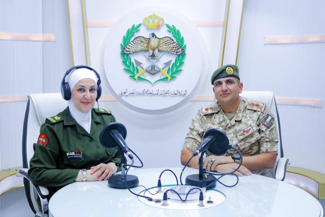 إذاعة الجيش العربي تستضيف المقدم الركن عبدالله الزعارير