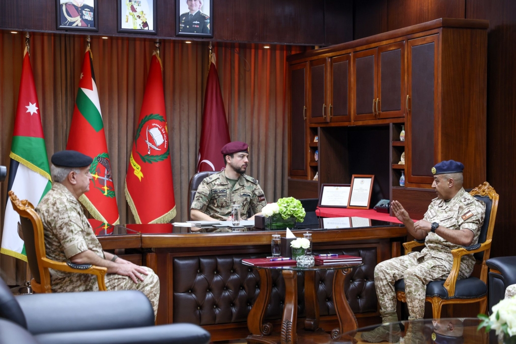 Regent attends exercise at Royal Jordanian Command and Staff College