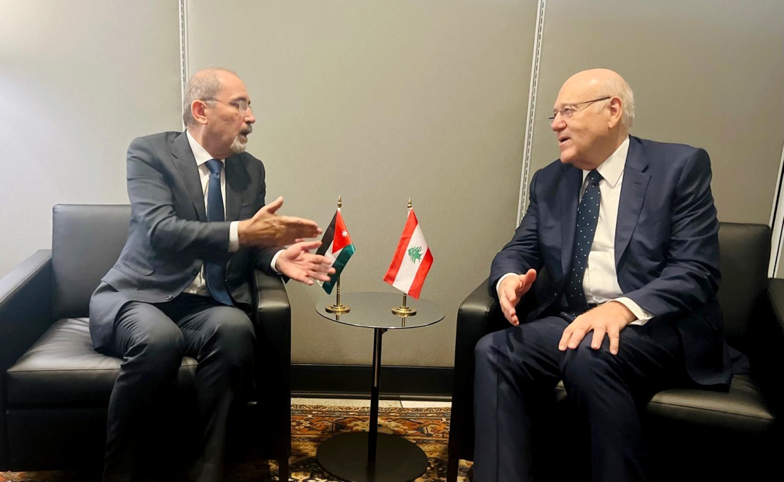 FM#44; Lebanese caretaker Prime Minister talk Israeli aggression