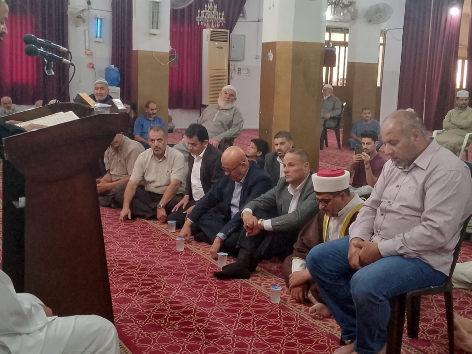 متصرف لواء بني كنانة يرعى الاحتفال بذكرى المولد النبوي الشريف في بلدية الشعلة