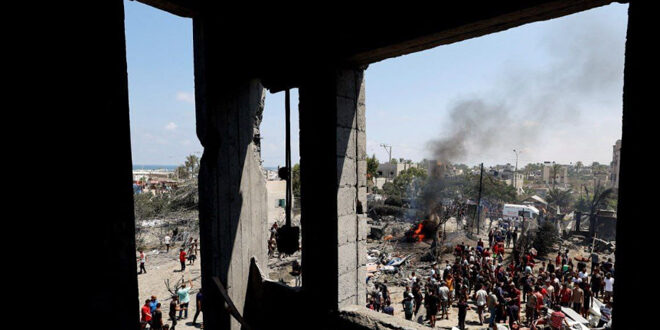 Dozens of Palestinians injured in ongoing occupation bombing several areas#44; Gaza Strip