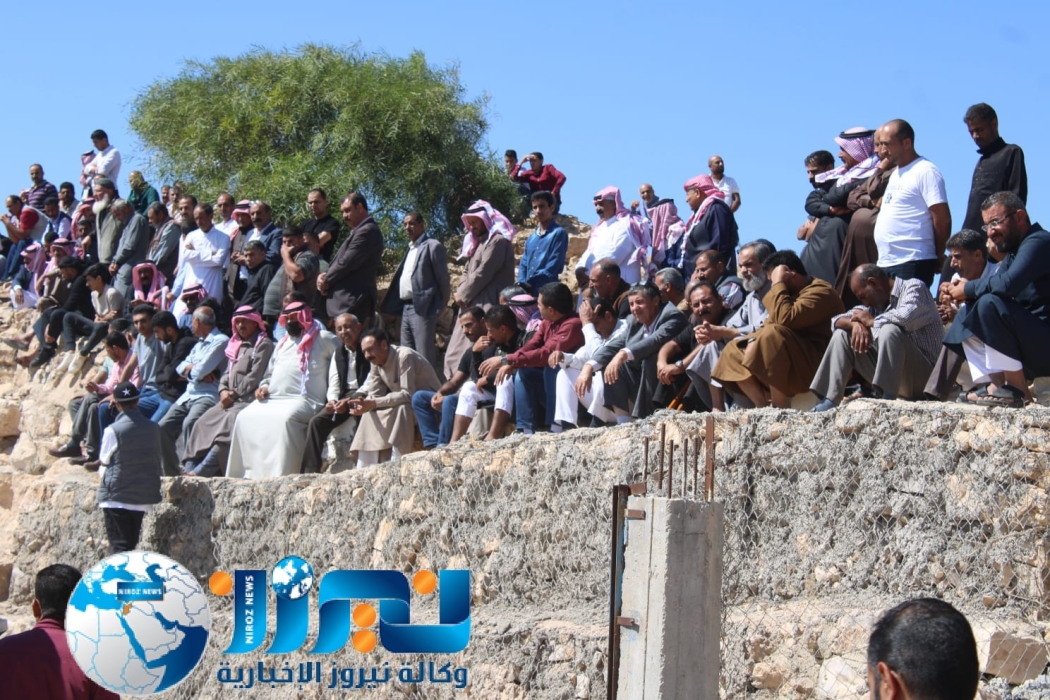 تشييع جثمان الحاج مصطفى جدعان الخرشه في المزار الجنوبي