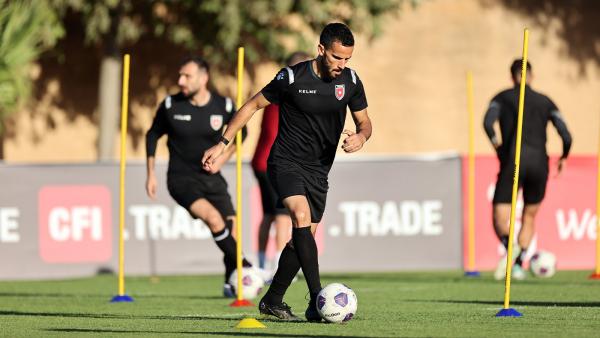 النشامى يكثف تدريباته للقاء كوريا الجنوبية