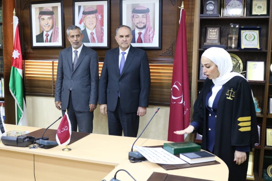 بالصور...٧٨ محاميا يؤدون اليمين القانونية أمام وزير العدل