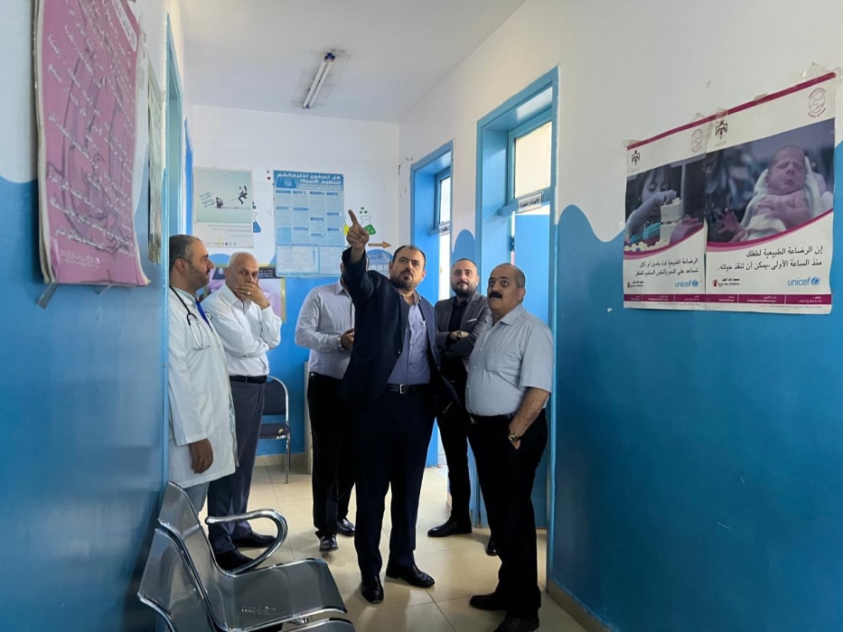 محافظ إربد العتوم  يتفقد مراكز صحية في الأغوار الشمالية