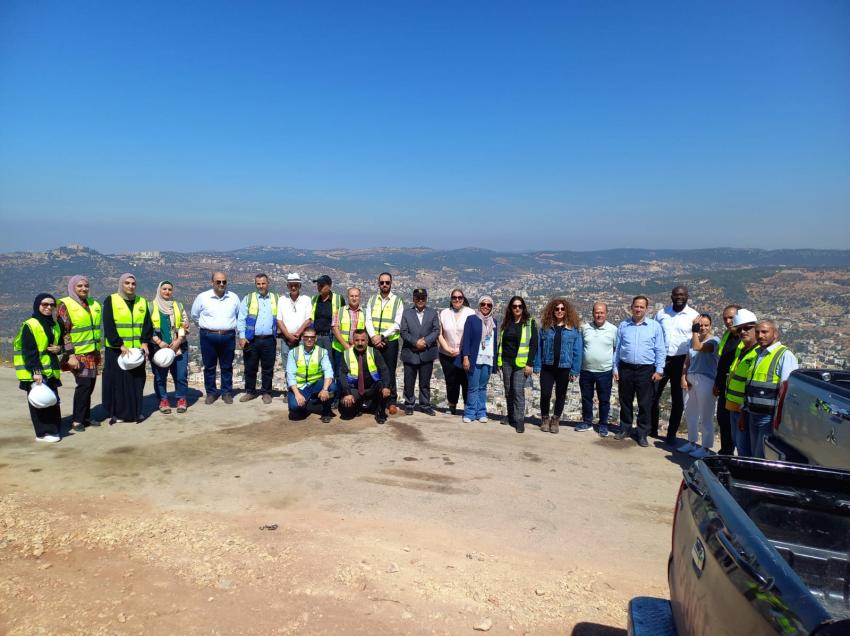 زيارة تفقدية لمدير عام مياه اليرموك في محافظة عجلون