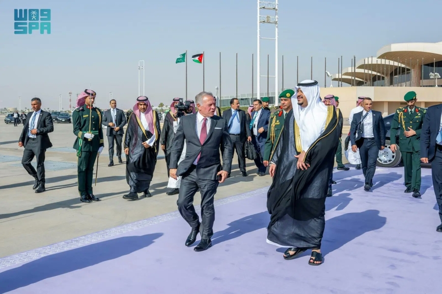 الملك عبدالله الثاني يغادر السعودية عائداً إلى الأردن