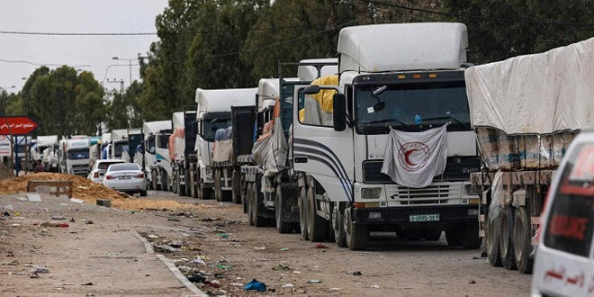 Israeli occupation has prevented entry of quarter of million of aid trucks since Gaza genocide