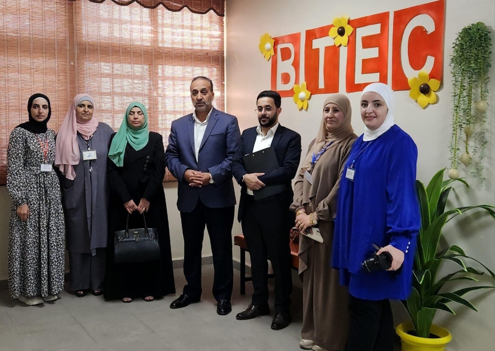 مدرسة أروى بنت عبد المطلب في تربية الكرك تحصل على اعتمادية تخصص الفن والتصميم لبرنامج BTEC