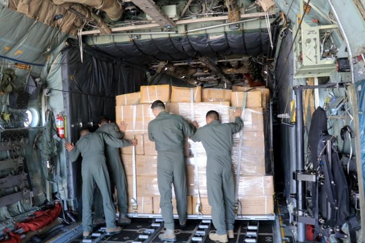 بتوجيهات ملكية سامية ...الاردن يرسل الطائرة الثانية عشرة من المساعدات للبنان  صور