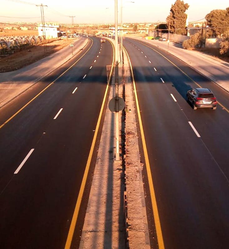 الأشغال تنهي العمل بمشروع تحسين وإعادة تأهيل شارع مادبا