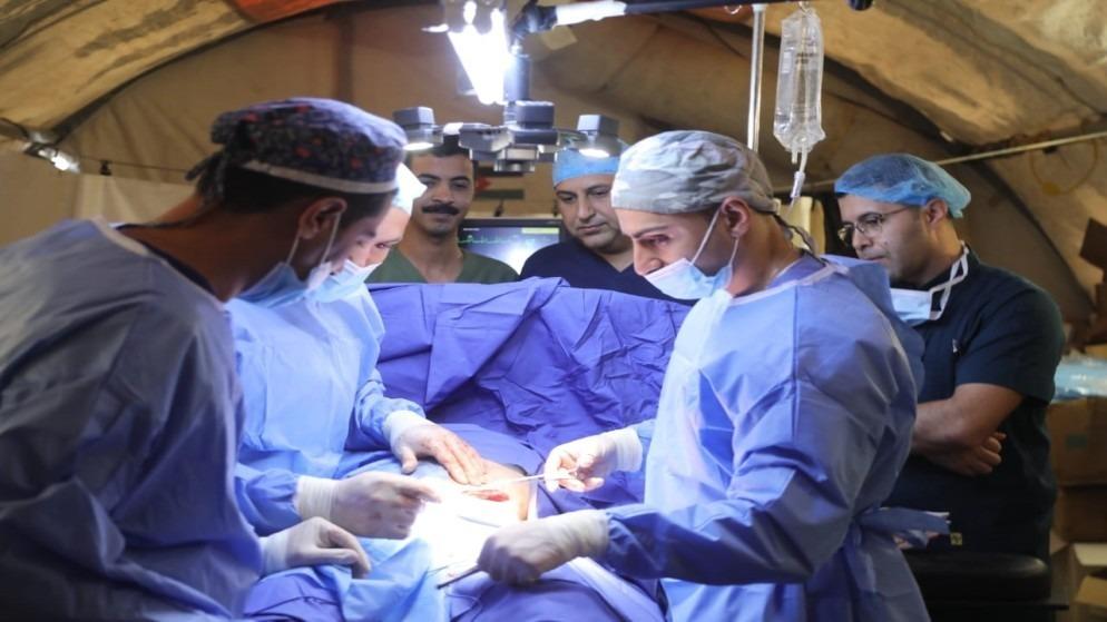 المستشفى الميداني الأردني جنوب غزة4 يجري نحو 16 عملية جراحية صغرى وكبرى يوميا