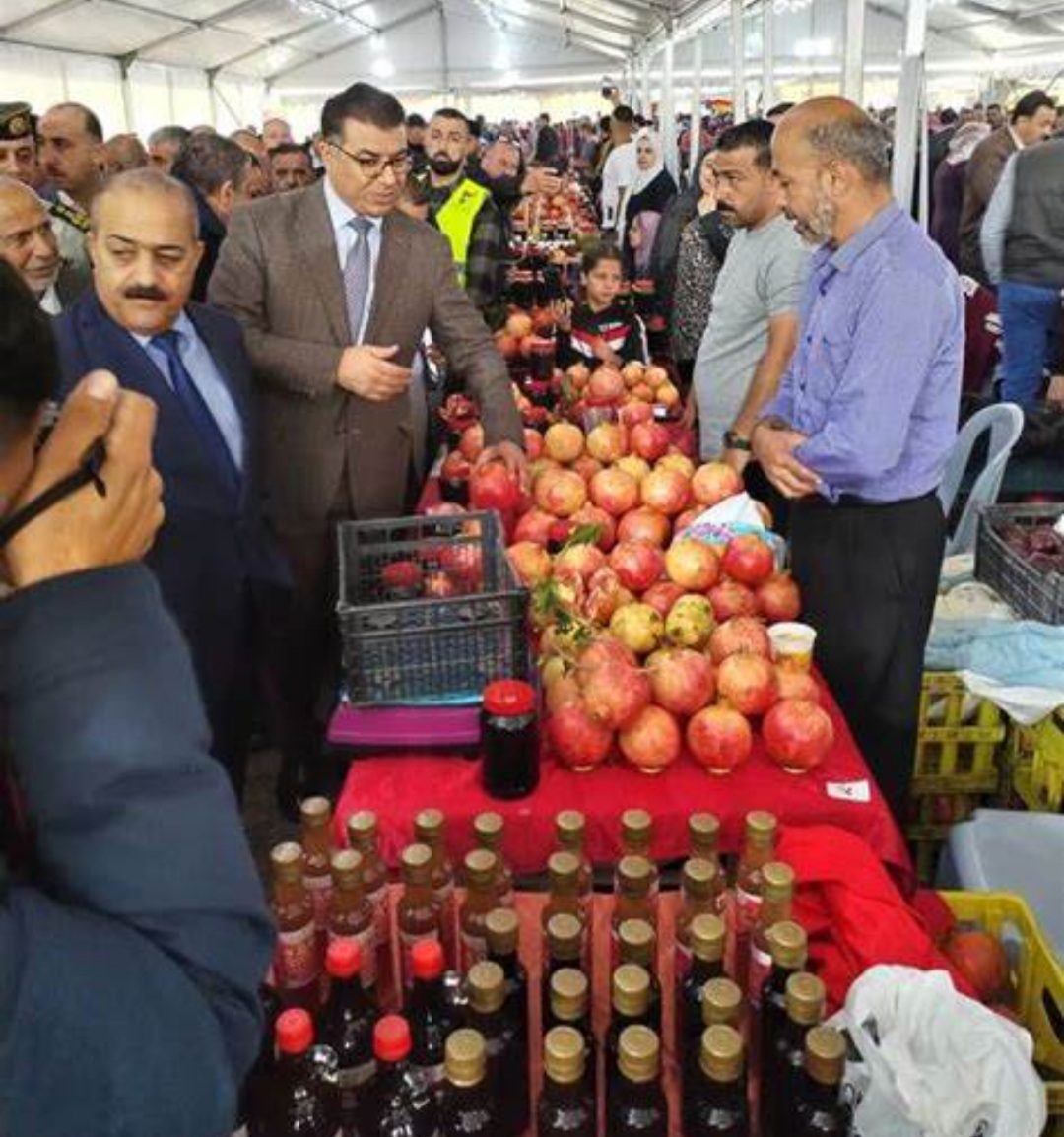 750 ألف دينار حجم المبيعات في مهرجان الرمان بإربد
