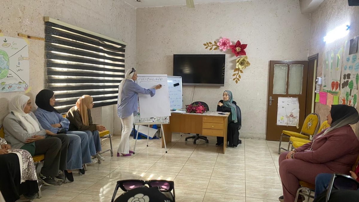 ختام برنامج تثقيف المهارات الحياتية في مركز شابات جرش