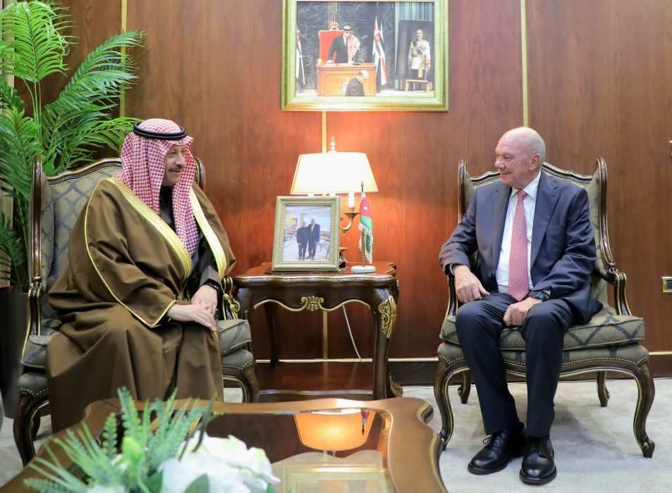 رئيس مجلس الاعيان  يلتقي السفير السعودي لدى المملكة