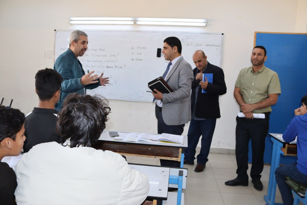 الشرفات: استمرار الزيارات الميدانية للمدارس يتلمس قضايا وملاحظات الميدان التربوي