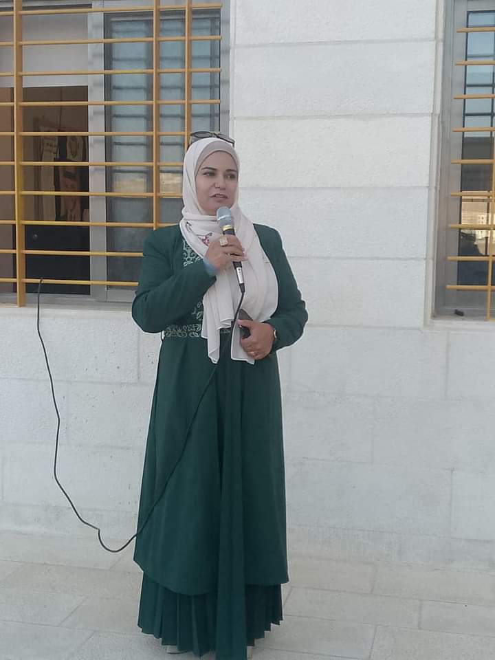 الزبن تشارك طلبة مدرسة رجم الشامي الغربي الجنوبي الطابور الصباحي