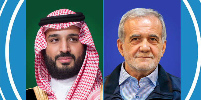 الرئيس الايراني يبحث هاتفياً مع بن سلمان العلاقات الثنائية والتطورات في المنطقة