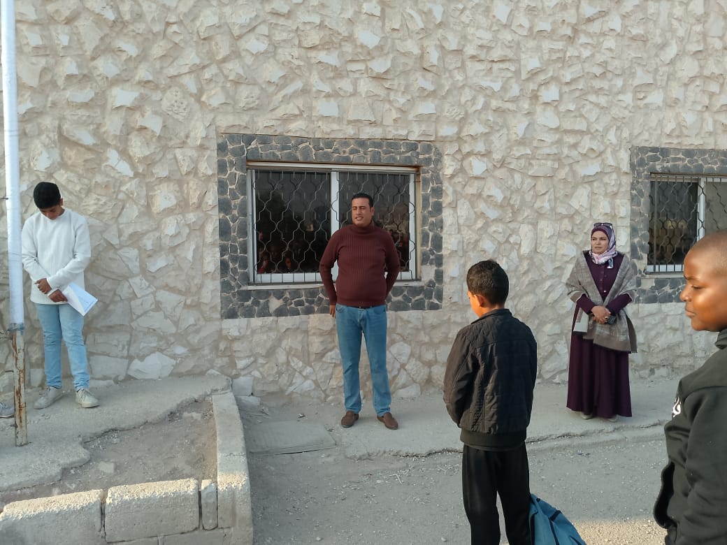 الدكتورة زهور الزبن تتفقد مدرسة الفيصلية الأساسية للبنين